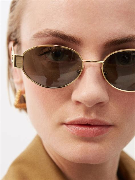 celine glasses round|Celine transparent sunglasses.